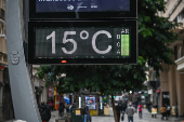 Baixas temperaturas no centro de São Paulo