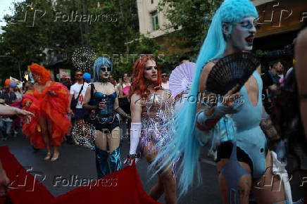Annual LGBTQ+ Pride parade in Athens