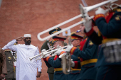 Interim President of the Republic of Mali Assimi Goita attends a wreath-laying ceremony in Moscow