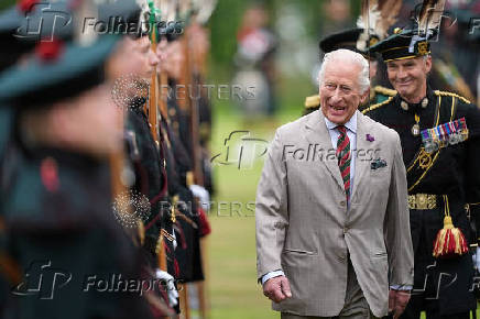 Britain's King visits Scotland for Holyrood Week