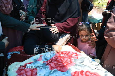 Funeral of Palestinian killed by Israeli forces in the West Bank