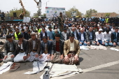 Yemenis perform Istisqa rain prayer due to drought