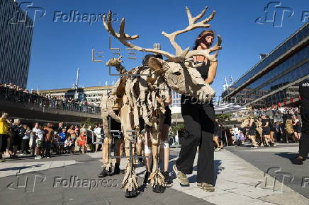 The Herds international art and climate manifestation in Stockholm