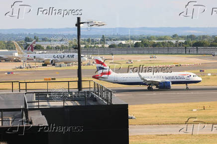 Suspension of outbound flights at Heathrow Airport