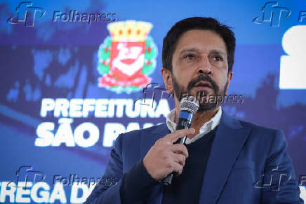 Entrega das câmeras nas motos da PM e GCM de São Paulo