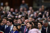 Good Friday Passion of the Lord service in St Peter's Basilica at the Vatican