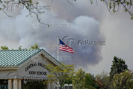 Wildfire in New Jersey
