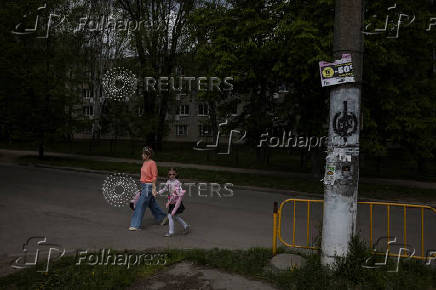 Former Soviet-era Uranium mining town of Zhovti Vody