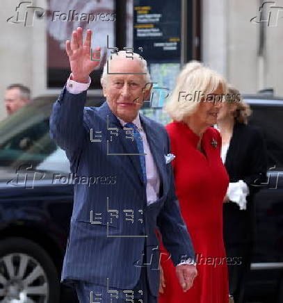 King Charles III, Queen Camilla unveil Coronation artwork at National Gallery in London