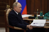 Russia's President Putin meets Governor of Ivanovo region Voskresensky in Moscow