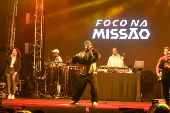 Virada Cultural, o cantor Rapper Rashid, no palco de Itaquera