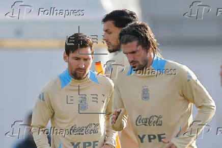 Entrenamiento selección argentina de fútbol