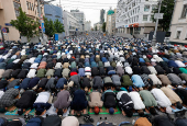 Muslims celebrate Eid al-Adha in Moscow