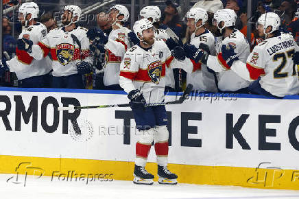 NHL: Stanley Cup Final-Florida Panthers at Edmonton Oilers
