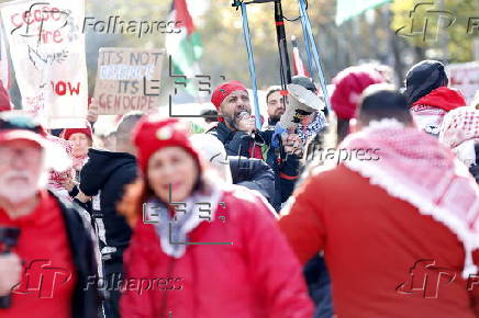 Pro-Palestine rally for Gaza in Melbourne