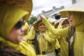 Eid al-Adha celebrations in London's Trafalgar Square