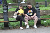 Pokémon Go Fest 2025 no Central Park, Nova York.