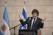 El presidente argentino, Javier Milei, concluye una visita oficial de tres días a Israel.