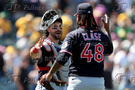 MLB: Cleveland Guardians at Athletics