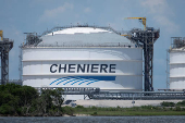 A view of Cheniere's Sabine Pass LNG facility located in Cameron Parish