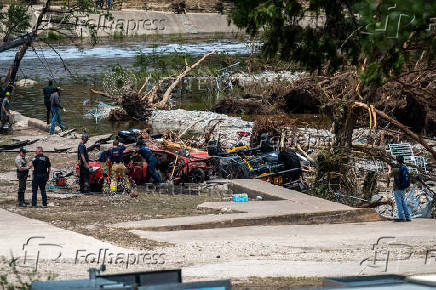 Aftermath of deadly flooding in Kerr County