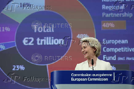 European Commission President von der Leyen attends press conference in Brussels