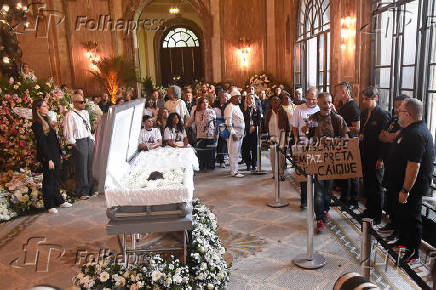 Velório da Preta Gil no Theatro Municipal