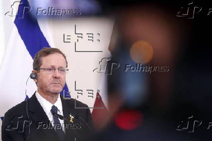 Israeli President Isaac Herzog visits Latvia
