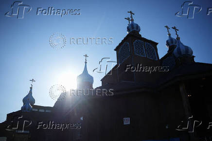Russian Orthodox church is seen in Anchorage