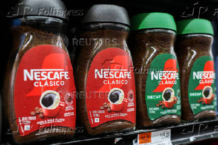 Nestle's Nescafe for sale at a supermarket in New York