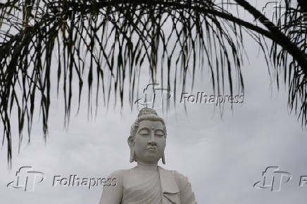 Estátua de buda em Ibiraçu (ES)