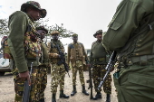 Translocation of endangered black rhinos to Segera Conservancy in Kenya