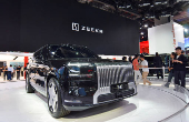 FILE PHOTO: The Zeekr 9X plug-in hybrid SUV is displayed at the Auto Shanghai automobile show in Shanghai