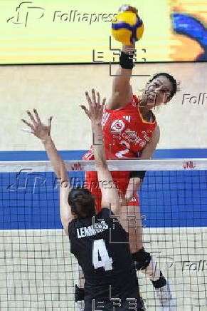 FIVB Volleyball Women's Nations League - China vs Belgium