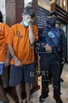 Press conference in Bali over alleged drug possession by Australian and Indian nationals