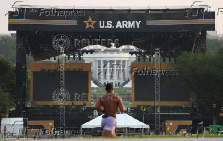 Preparations for the U.S. Army 250th anniversary parade