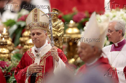 Pope Leo XIV celebrates the Mass on the Solemnity of Saints Peter and Paul, Apostles in St Peter's Basilica, at the Vatican