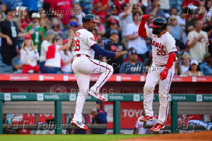 MLB: Texas Rangers at Los Angeles Angels
