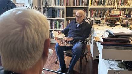 Deputado eduardo suplicy em entrevista sobre a cracolandia