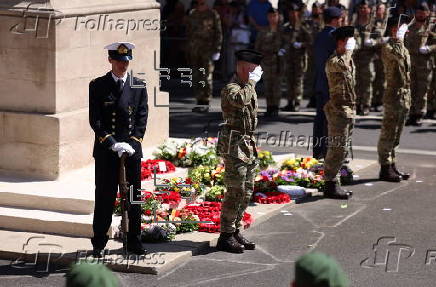 Belgium Armed Forces parade in London
