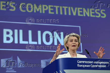 European Commission President von der Leyen attends press conference in Brussels