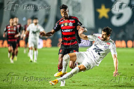 Partida entre Santos x Flamengo
