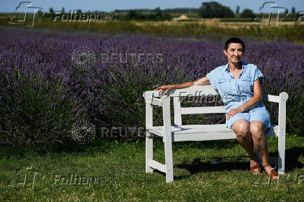 Anna Skwarek, owner of lavender field 