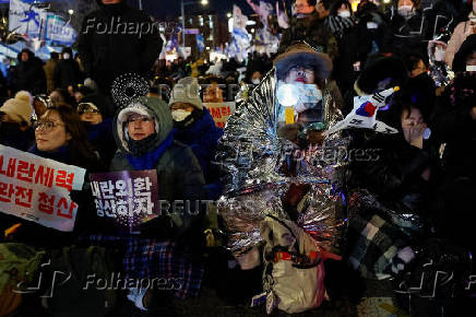 Protests on the first anniversary of former President Yoon Suk Yeol's December 3, 2024 martial law declaration, in Seoul