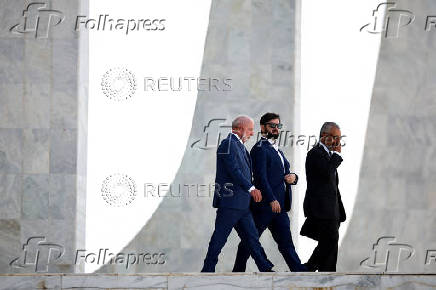 Chile's President Gabriel Boric meets Brazil's President Luiz Inacio Lula da Silva, in Brasilia