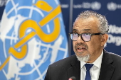 WHO director general press briefing in Geneva