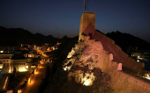 A view shows Al Mirani Fort, in Muscat