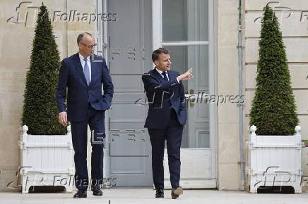 New German Chancellor Merz visits Paris
