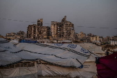 Internally displaced Palestinians from the northern Gaza Strip