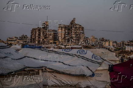 Internally displaced Palestinians from the northern Gaza Strip